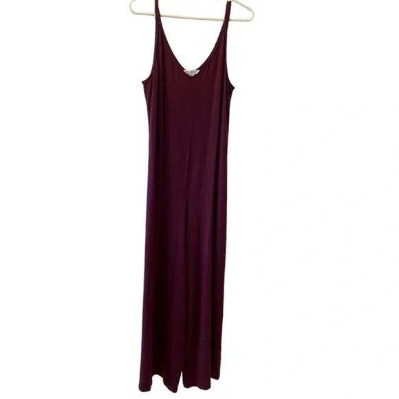 Athleta Nighttime Bliss Sleep V-Neck Romper Deep Burgundy - M - Picture 3 of 5